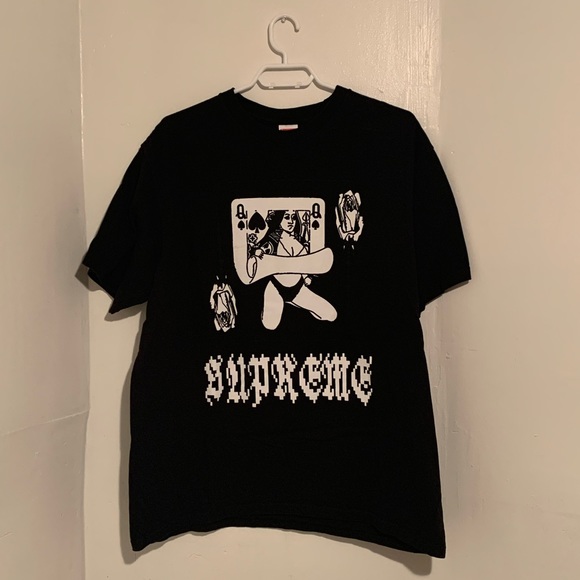Supreme Other - 👸🃏 SUPREME QUEEN BLACK T-SHIRT 👸🃏